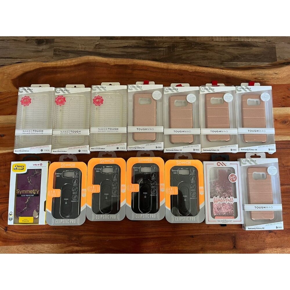 14 Cell Phone Cases Lot For‎ iPhone And Samsung Galaxy.